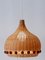 Mid-Century Modern Rattan Tulip Pendant Lamp, Germany, 1960s 6