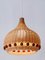 Mid-Century Modern Rattan Tulip Pendant Lamp, Germany, 1960s 9