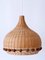 Mid-Century Modern Rattan Tulip Pendant Lamp, Germany, 1960s 3