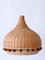 Mid-Century Modern Rattan Tulip Pendant Lamp, Germany, 1960s, Image 3