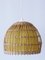 Mid-Century Modern Rattan Pendant Lamp, Germany, 1960s, Image 12