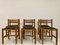 Pine Dining Chairs in Brown Boucle, 1970s, Set of 6 11