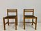Pine Dining Chairs in Brown Boucle, 1970s, Set of 6, Image 1