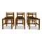 Pine Dining Chairs in Brown Boucle, 1970s, Set of 6 12