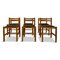 Pine Dining Chairs in Brown Boucle, 1970s, Set of 6, Image 12