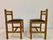 Pine Dining Chairs in Brown Boucle, 1970s, Set of 6, Image 5