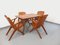 Table de Jardin et Chaises en Bois Vintage, 1960s 15