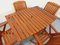 Tavolo da giardino vintage e sedie in legno, anni '60, Immagine 2