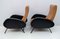 Mid-Century Reclining Armchairs in Modern Italian Leather attributed to Marco Zanuso, 1950s, Set of 2 8