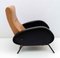 Set of Mid-Century Reclining Armchairs in Modern Italian Leather attributed to Marco Zanuso, 1950s 3