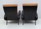 Mid-Century Reclining Armchairs in Modern Italian Leather attributed to Marco Zanuso, 1950s, Set of 2 9