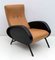 Mid-Century Reclining Armchairs in Modern Italian Leather attributed to Marco Zanuso, 1950s, Set of 2, Image 6