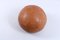 Puf de pelota de cuero suave, años 50, Imagen 12