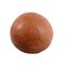Puf de pelota de cuero suave, años 50, Imagen 1
