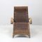 Mid-Century Italian Sculptural Chaise Longue in Rattan and Bamboo, 1950s, Image 11
