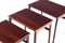 Danish Rosewood Nesting Tables, 1960s, Set of 3, Image 6