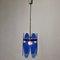 Blue Glass Pendant from Veca, Italy, 1970s 5