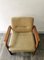 Poltrone Mid-Century beige in teak e velluto, anni '60, set di 2, Immagine 8