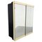 Plastic Bathroom Wall Cabinet with Mirror, 1960s, Image 1