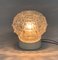 Mid-Century Ceramic & Clear Pressed Glass Wall Light, 1950s, Image 9