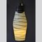 Tschechische Moderne Handbemalte Wandlampen aus Schwarzweißem Glas, 1950er, 2er Set 5