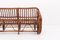 Mid-Century Modern Italian Sculptural Rattan Sofa, 1950s 8