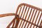 Skulpturales italienisches Mid-Century Rattan Sofa, 1950er 10