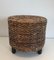 Small Rope Stool in the style of Audoux-Minet, 1950s, Image 12