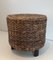 Small Rope Stool in the style of Audoux-Minet, 1950s, Image 6