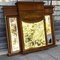 20th Century Empire Style Mirror with Bevelled Glass and Veneered Frame in Walnut, Image 2
