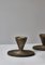 Art Deco Patinated Bronze Candlesticks, Denmark, 1930s, Set of 2, Image 10