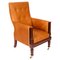 19th Century Regency Leather Library Armchair, Image 1