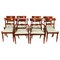 19th Century Regency Dining Chairs, 1830s, Set of 8, Image 1