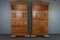 Oak Pharmacist Cabinets, 1900s, Set of 2 1