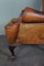 Vintage Leather Wingback Armchair 11