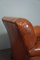 Vintage Brown Leather Armchair 6