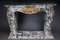 20th Century French Marble Fireplace with Gilded Bronze, Image 4