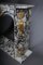 20th Century French Marble Fireplace with Gilded Bronze 18