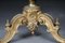 Antique Gilded Side Table with Marble Top, 1860s, Image 5