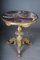 Antique Gilded Side Table with Marble Top, 1860s, Image 12