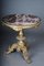 Antique Gilded Side Table with Marble Top, 1860s 11
