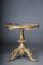 Antique Gilded Side Table with Marble Top, 1860s 2