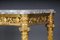Antique Gilded Console Table with Marble, Paris. 1860s 15