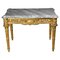 Antique Gilded Console Table with Marble, Paris. 1860s, Image 1