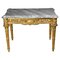 Table Console Antique Dorée avec Marbre, Paris. années 1860 1