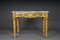 Antique Gilded Console Table with Marble, Paris. 1860s 3