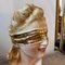Mid-Century Modern Polychrome Ceramic Blindfolded Goddess Bust, 1950s 3