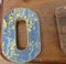 Small Folk Art Wooden Letters, 1960s, Set of 13 5