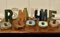 Small Folk Art Wooden Letters, 1960s, Set of 13, Image 1