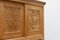 Credenza moderna brutalista in quercia, Danimarca, anni '60, Immagine 13